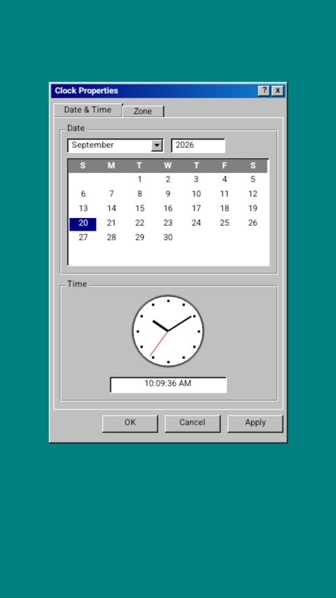 Bevel — retro desktop clock live wallpaper