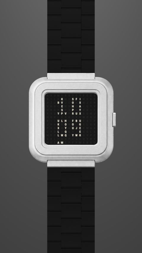 Cipher — letter grid watch live wallpaper