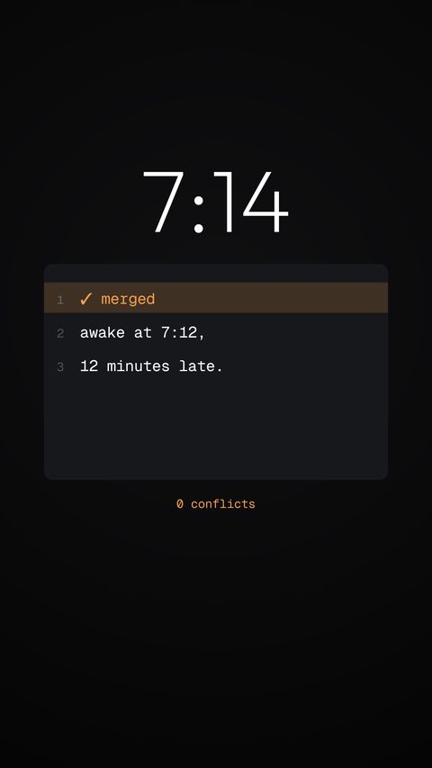 Merge conflict in the Ember look