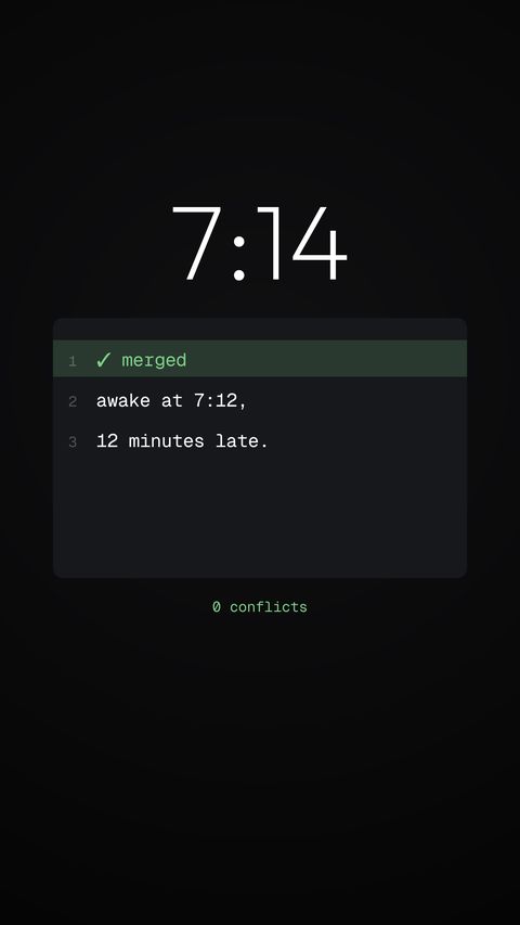 Merge conflict, merge conflict clock live wallpaper