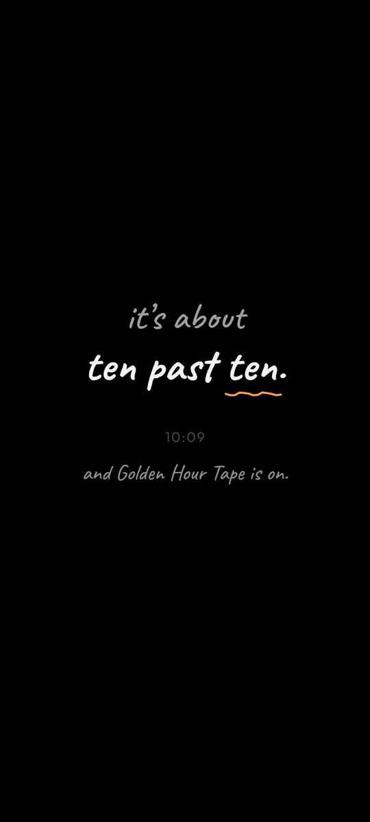 Roughly, a handwritten clock live wallpaper on an Android lock screen