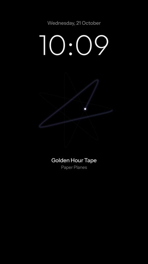 Signature, music visualizer clock live wallpaper