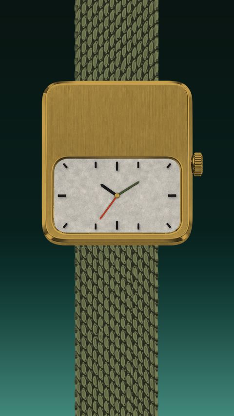Slab — steel block watch live wallpaper