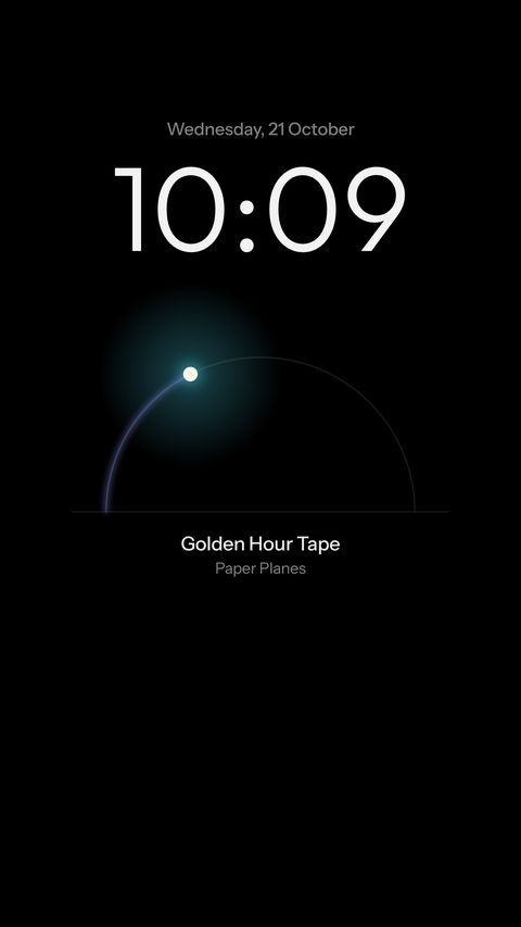 Sunrise, sunrise clock live wallpaper