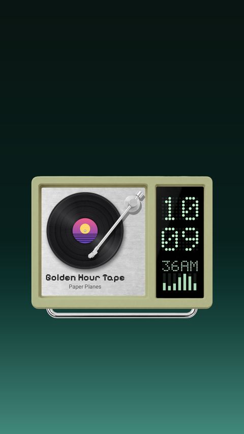 Vinyl in the Moss look