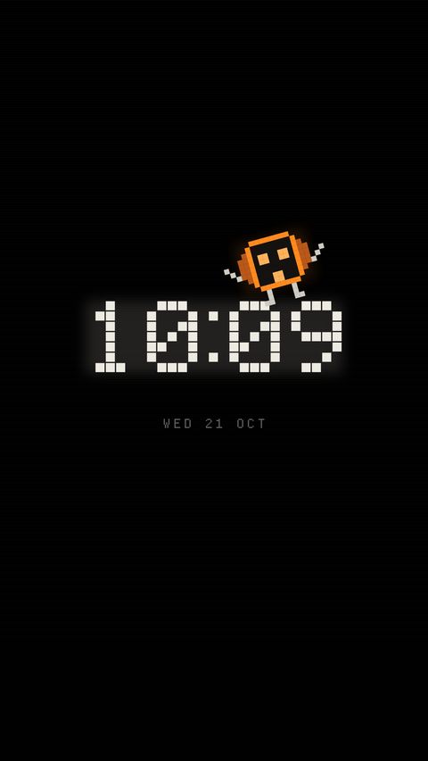 Wobble, tilt clock live wallpaper